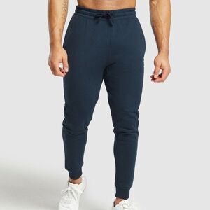 Gymshark Crest Joggers Slim Fit Navy Men's Size Medium